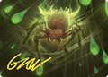 Spinner of Souls Art Card (13/54) (Gold-Stamped Signature) (ASFDN-013) - Art Series: Foundations