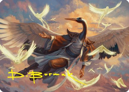 Kykar, Zephyr Awakener Art Card (16/54) (Gold-Stamped Signature) (ASFDN-016) - Art Series: Foundations