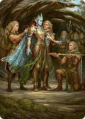 Lathril, Blade of the Elves Art Card (48/54) (ASFDN-048) - Art Series: Foundations