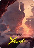 Mountain Art Card (24/54) (Gold-Stamped Signature) (ASFDN-024) - Art Series: Foundations