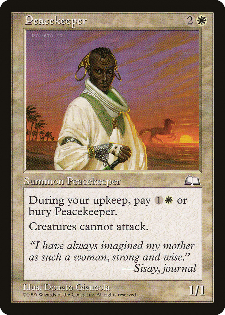 Peacekeeper (WTH-) - Weatherlight