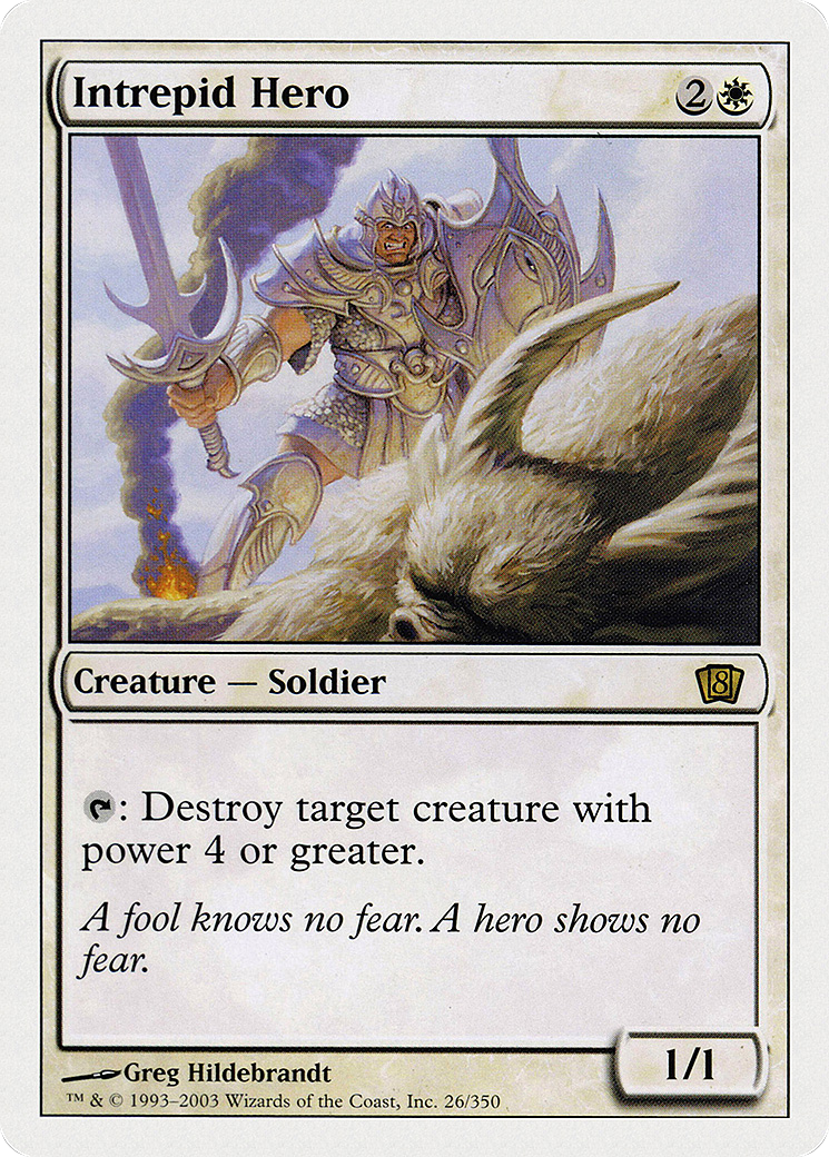 Intrepid Hero (8ED-026) - 8th Edition