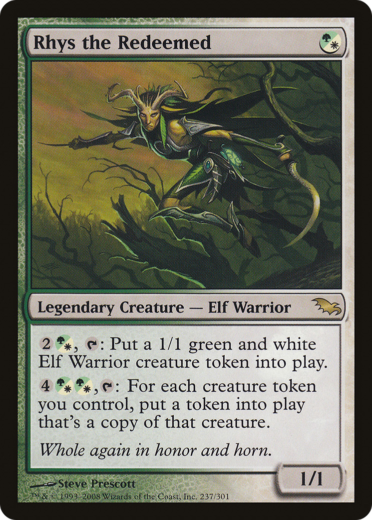 Rhys the Redeemed (SHM-237) - Shadowmoor Foil