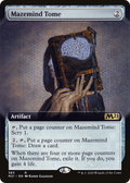 Mazemind Tome (Extended Art) (M21-383) - Core Set 2021: (Extended Art) Foil