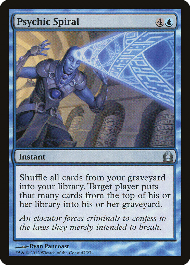 Psychic Spiral (RTR-047) - Return to Ravnica Foil