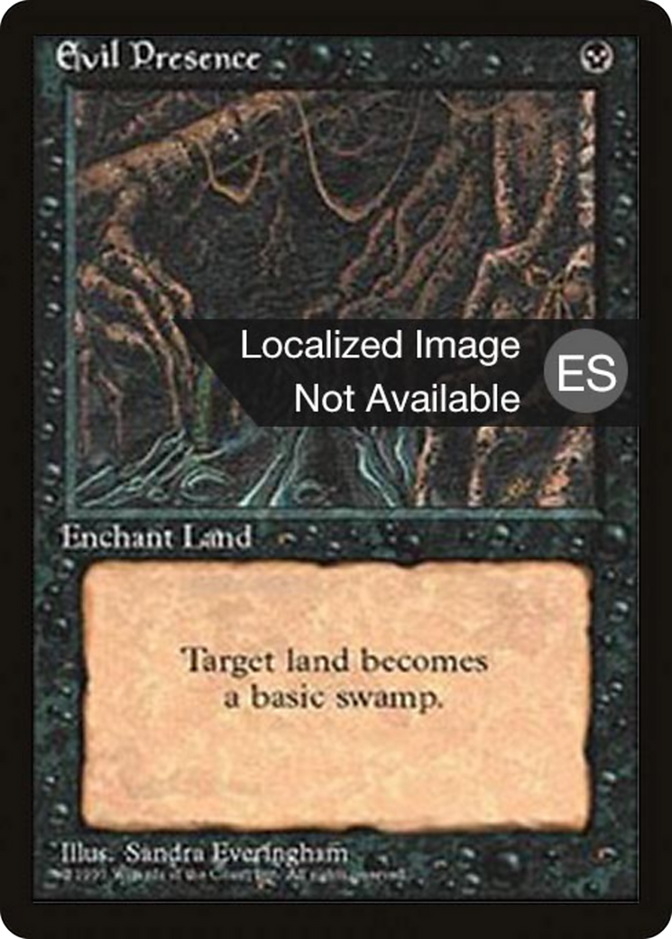 Evil Presence (4BB-) - Fourth Edition Foreign Black Border