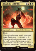 Cloud, Ex-SOLDIER (Surge Foil) (FIC-221) - Commander: FINAL FANTASY Foil