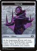 Emblem - Liliana, the Last Hope (MED-005) - Mythic Edition Tokens