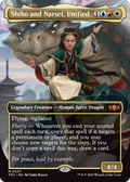 Shiko and Narset, Unified (Borderless) (TDC-007) - Commander: Tarkir: Dragonstorm Foil