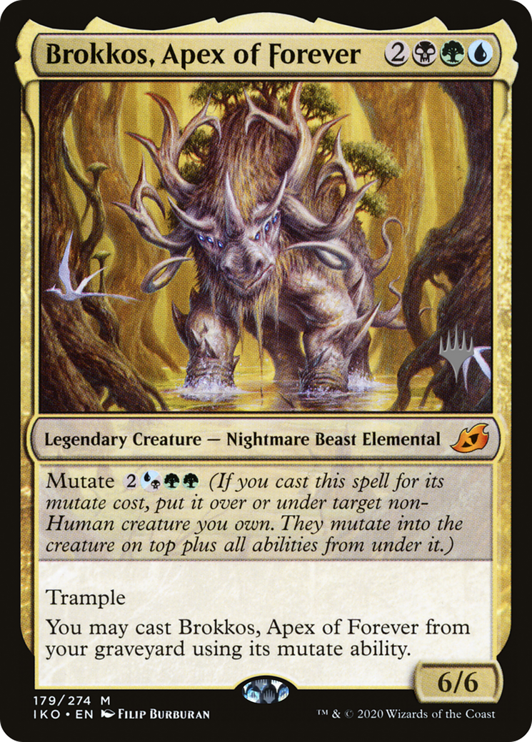 Brokkos, Apex of Forever (PPIKO-179) - Ikoria: Lair of Behemoths Promos Foil
