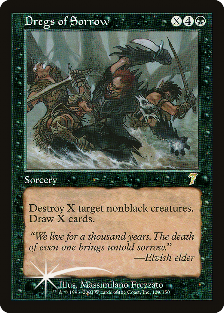Dregs of Sorrow (7ED-129★) - 7th Edition