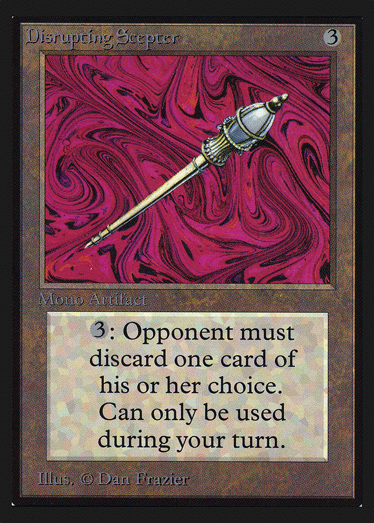 Disrupting Scepter (IE) (IED-) - Intl. Collectors' Edition