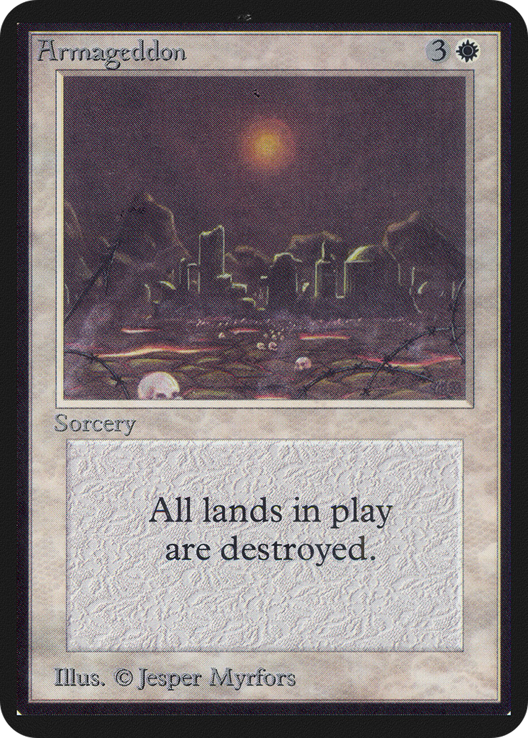 Armageddon (LEA-) - Limited Edition Alpha