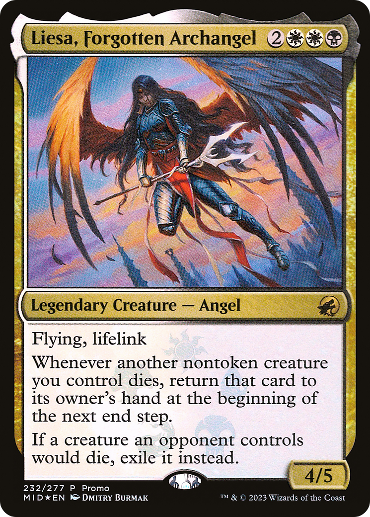 Liesa, Forgotten Archangel (MEDIA-232) - Innistrad: Midnight Hunt Promos Foil