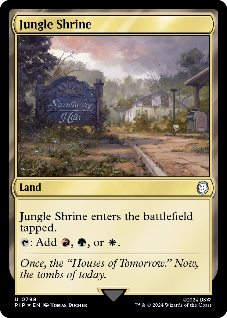 Jungle Shrine (Surge Foil) (PIP-798) - Fallout Foil
