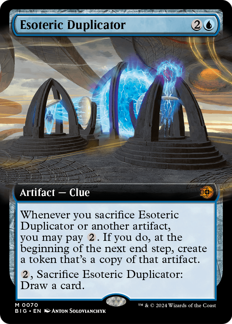 Esoteric Duplicator (Extended Art) (BIG-070) - The Big Score: (Extended Art) Foil
