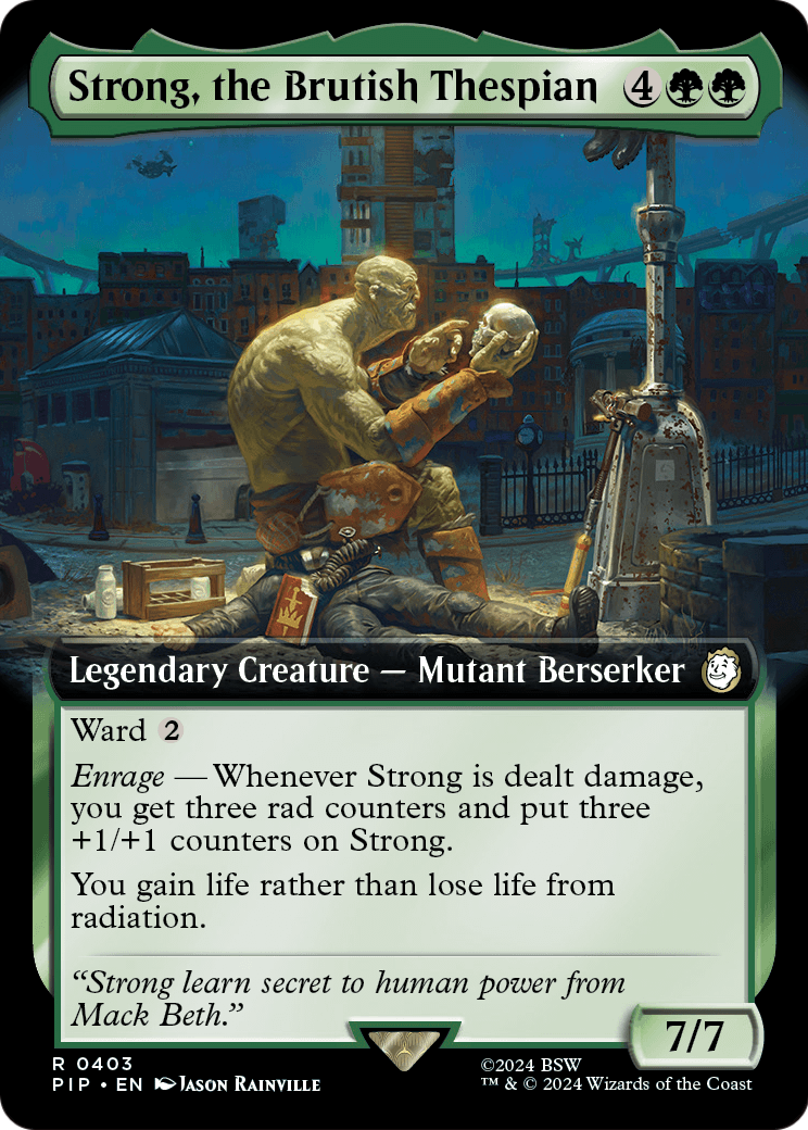 Strong, the Brutish Thespian (Extended Art) (PIP-403) - Fallout: (Extended Art)