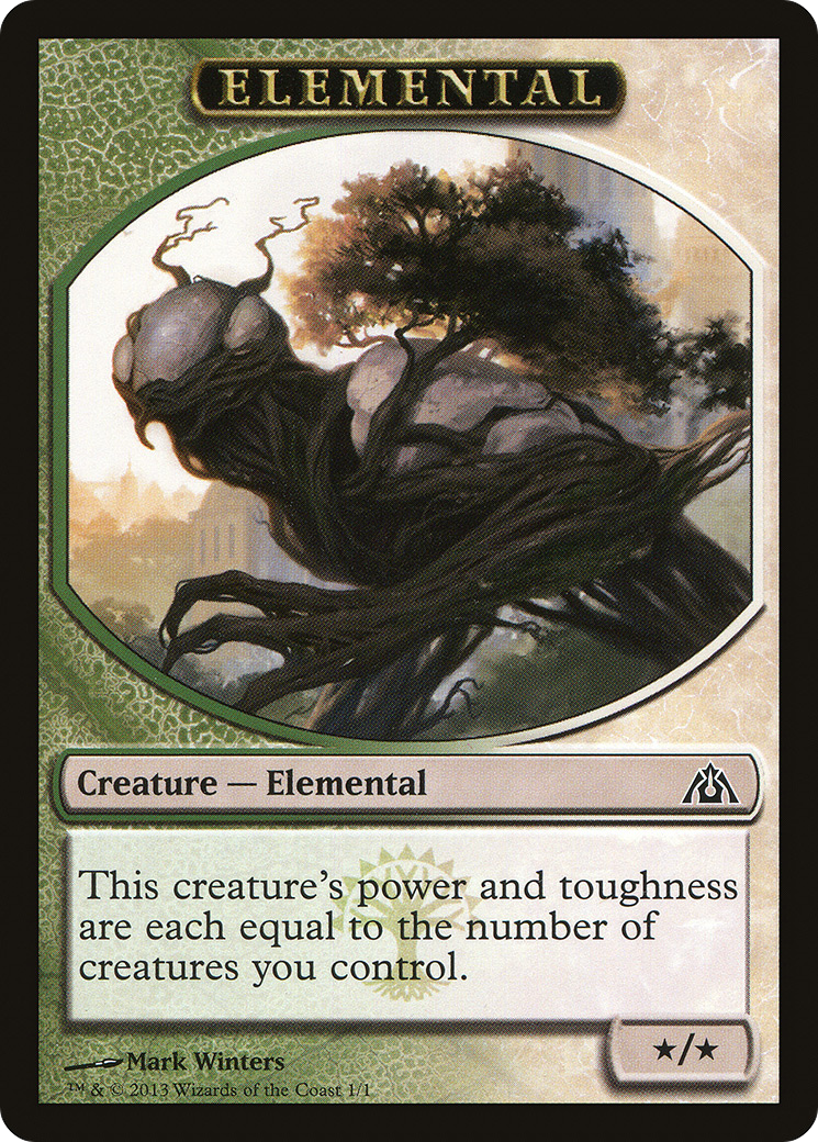 Elemental Token (DGM-001) - Dragon's Maze Tokens