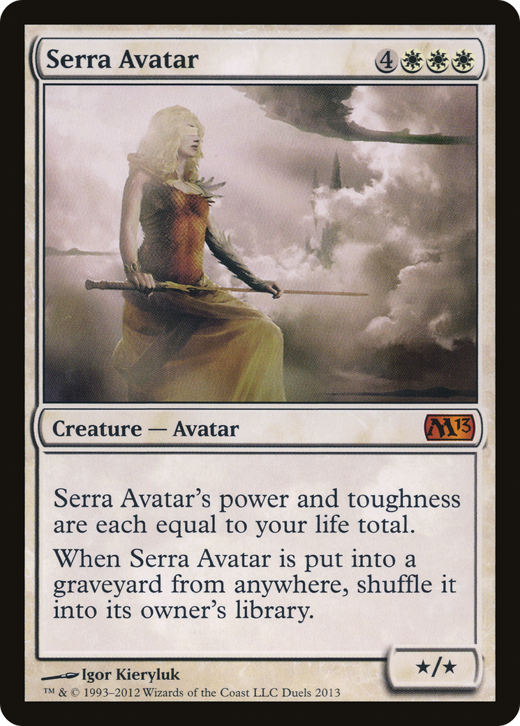 Serra Avatar (MEDIA-DUELS 2013) - Duels of the Planeswalkers 2013 Promos