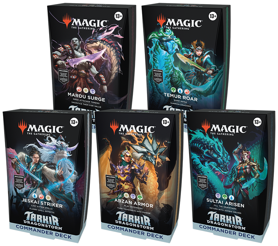 Magic The Gathering: Tarkir Dragonstorm Commander Deck Case