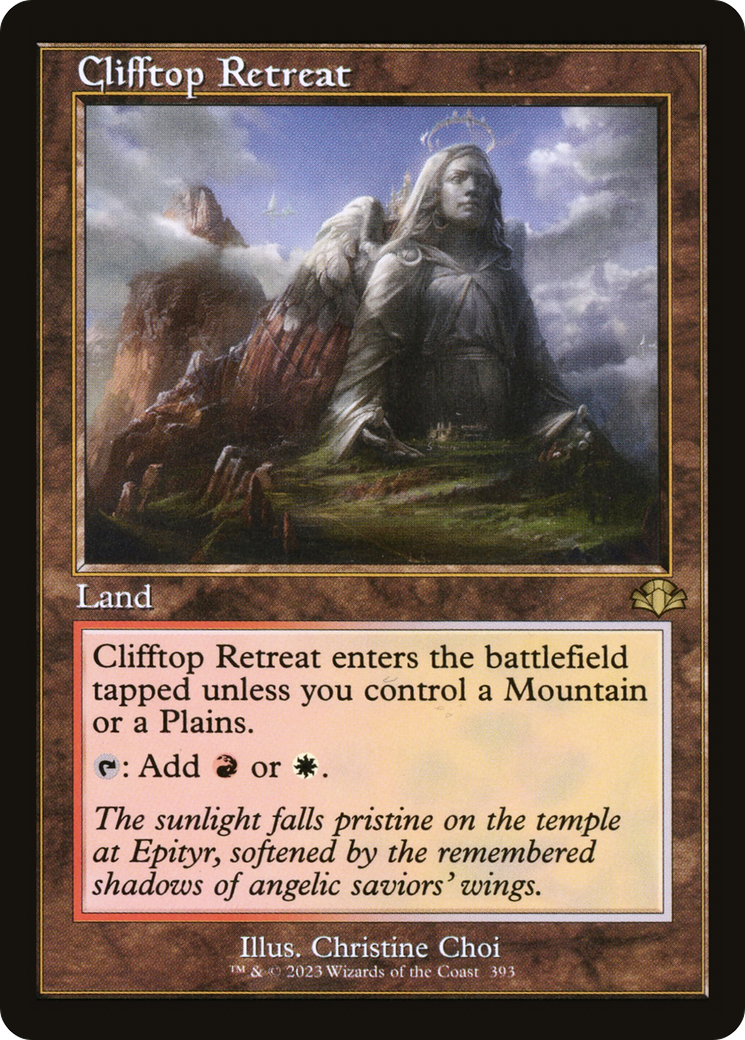 Clifftop Retreat (Retro Frame) (DMR-393) - Dominaria Remastered Foil