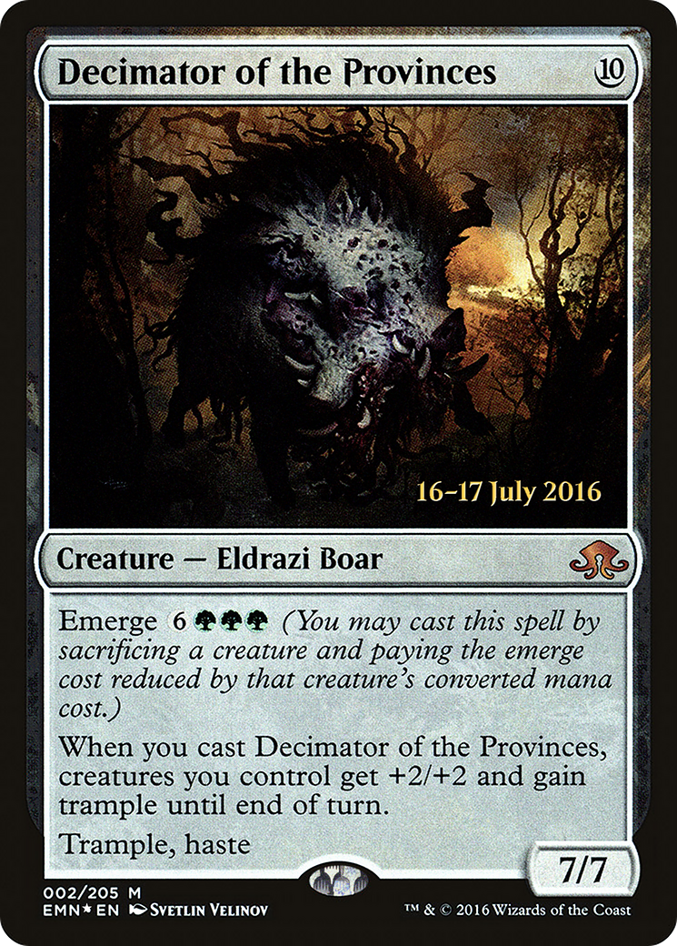 Decimator of the Provinces (PRE-02S) - Eldritch Moon Promos Foil