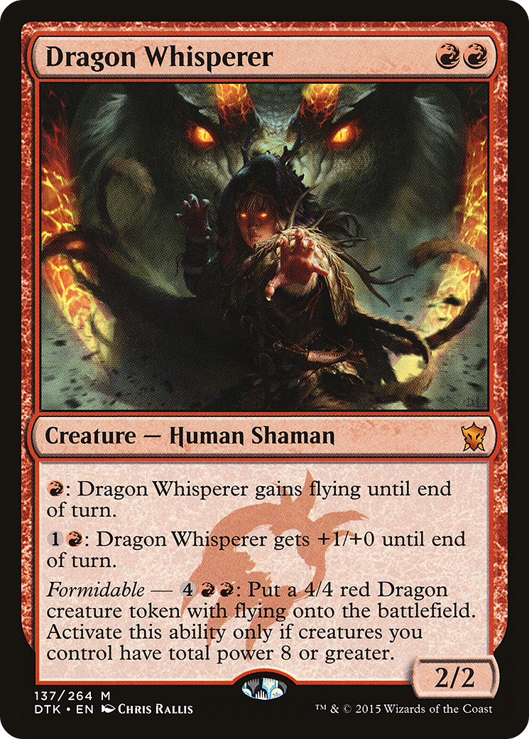Dragon Whisperer (DTK-137) - Dragons of Tarkir Foil