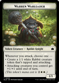 Warren Warleader Token (BLB-005) - Bloomburrow Tokens