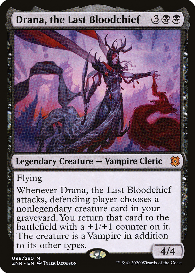 Drana, the Last Bloodchief (ZNR-098) - Zendikar Rising Foil