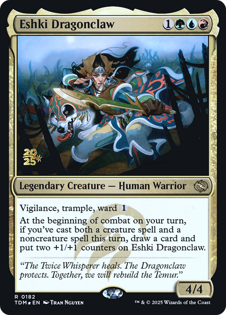 Eshki Dragonclaw (PRE-182) - Prerelease Cards Foil