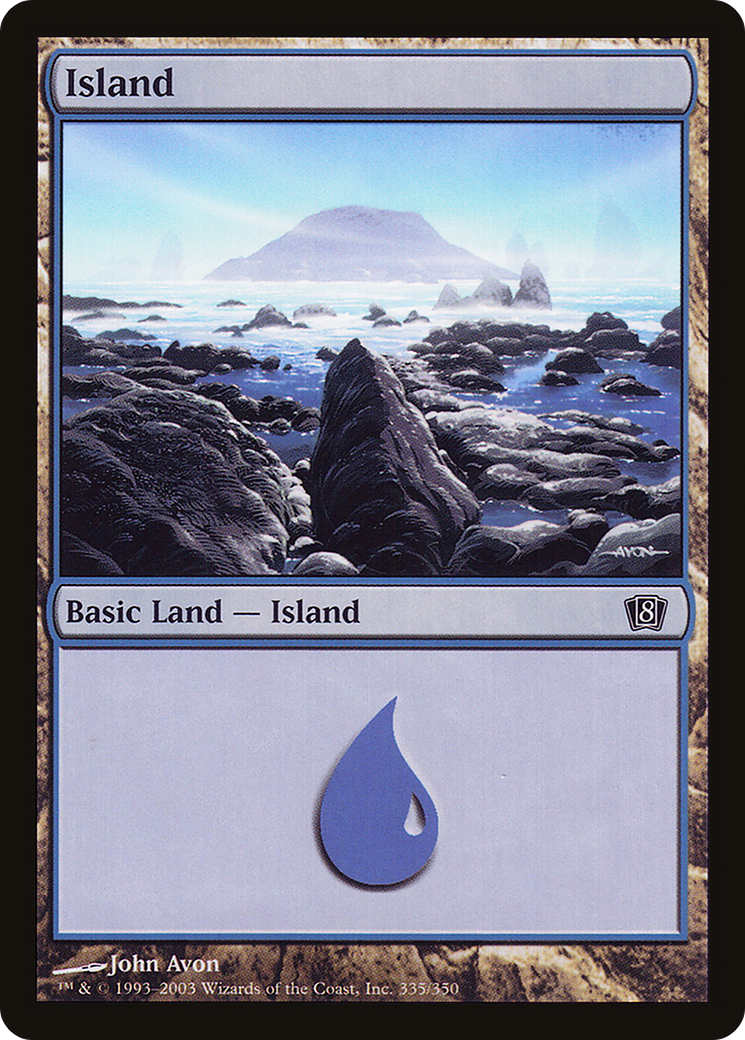 Island (335) (8ED-335) - 8th Edition