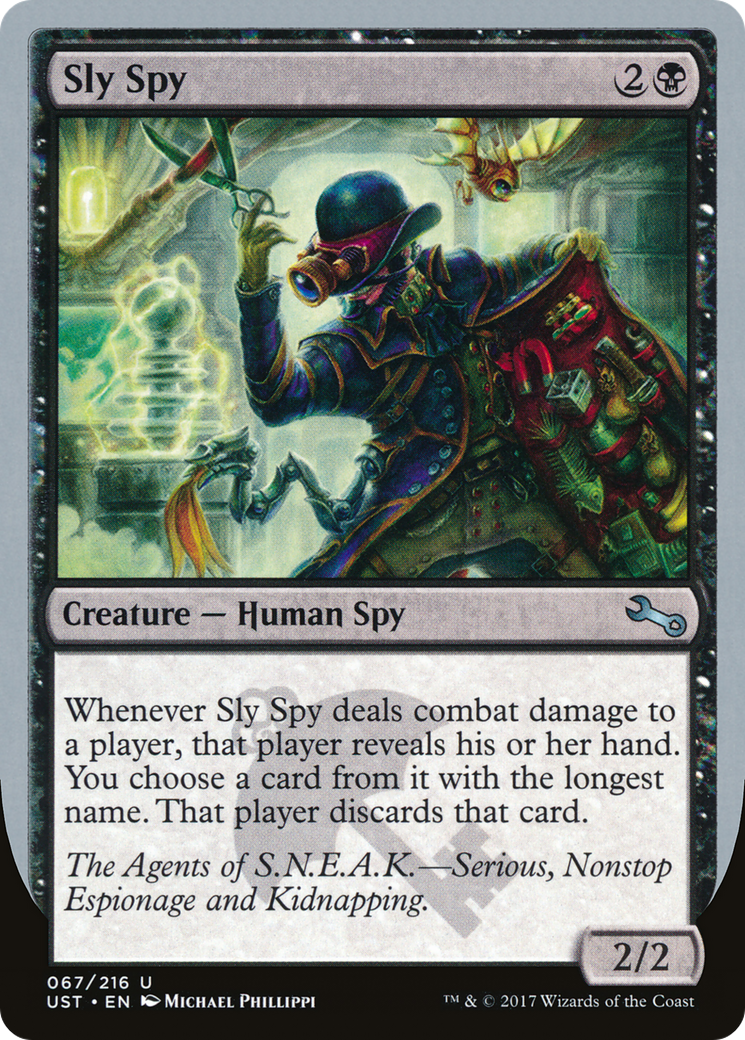 Sly Spy (A) (UST-067) - Unstable Foil