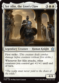 Syr Alin, the Lion's Claw (FDN-582) - Foundations