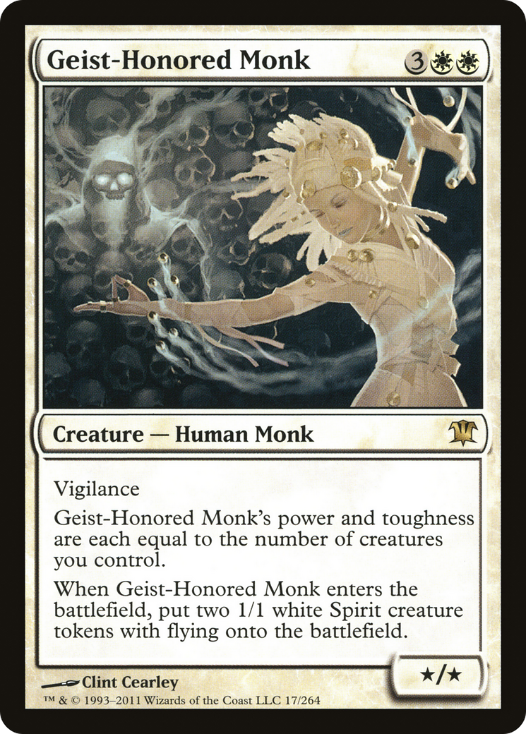 Geist-Honored Monk (ISD-017) - Innistrad