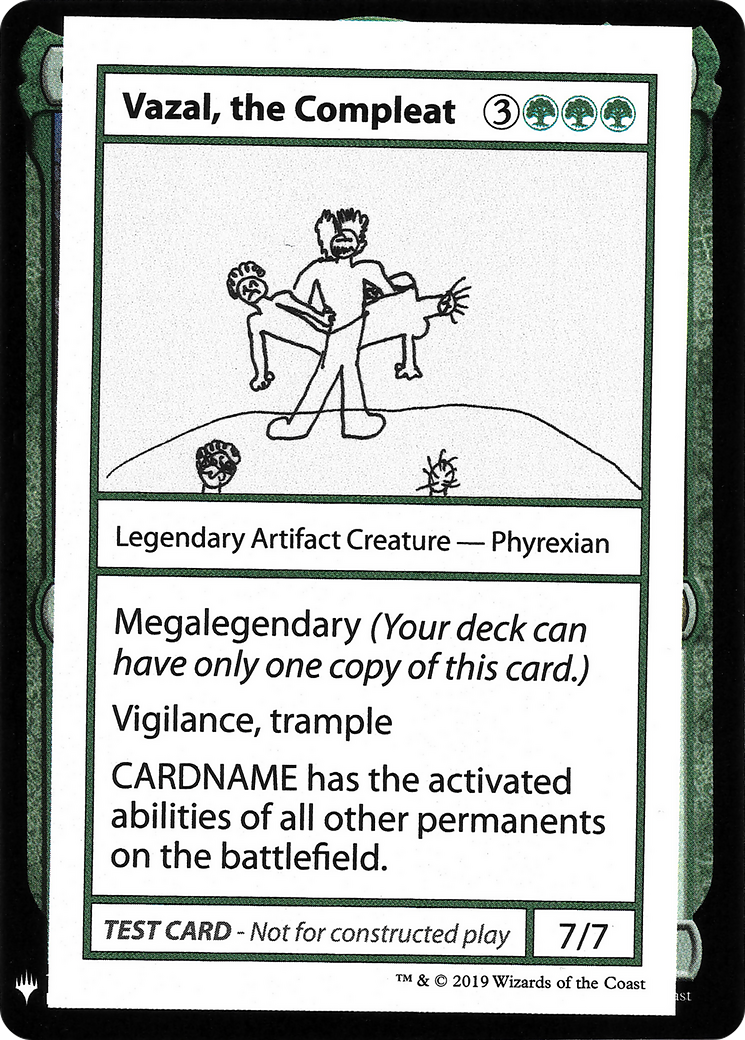 Vazal, the Compleat (CMB1-) - Mystery Booster Playtest Cards 2019