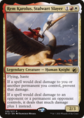 Rem Karolus, Stalwart Slayer (PPMID-235) - Innistrad: Midnight Hunt Promos