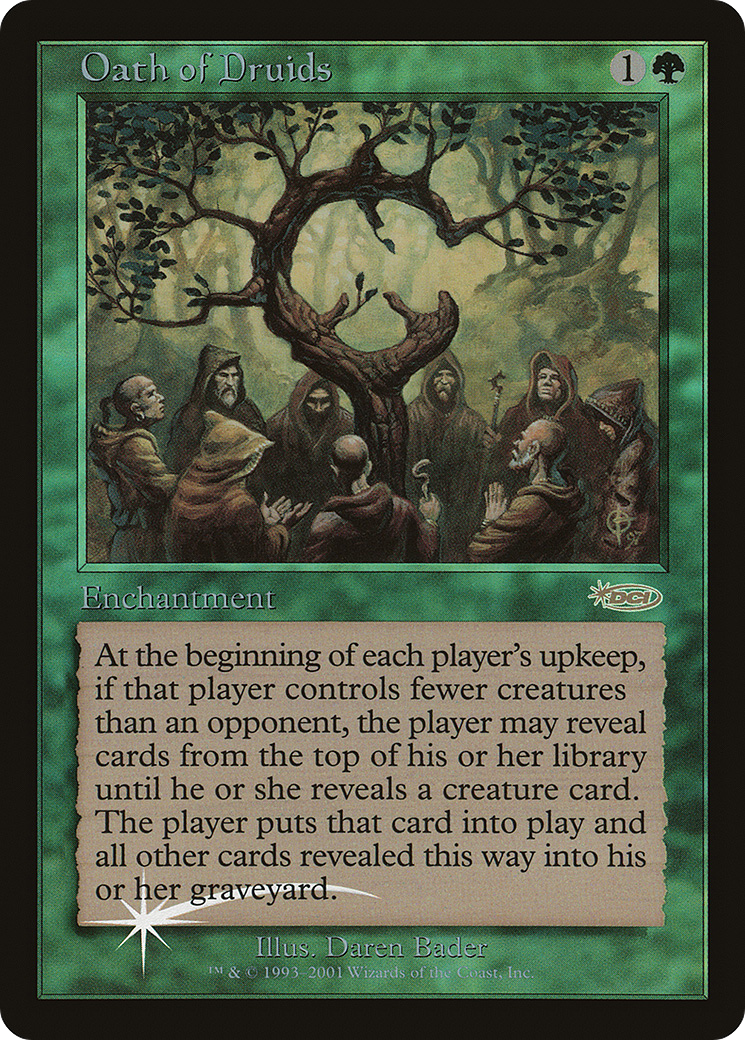 Oath of Druids (JDG-002) - Judge Gift Cards 2001 Foil