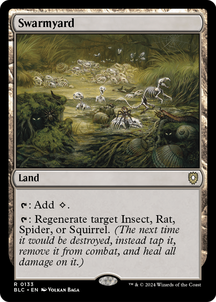 Swarmyard (BLC-133) - Bloomburrow Commander