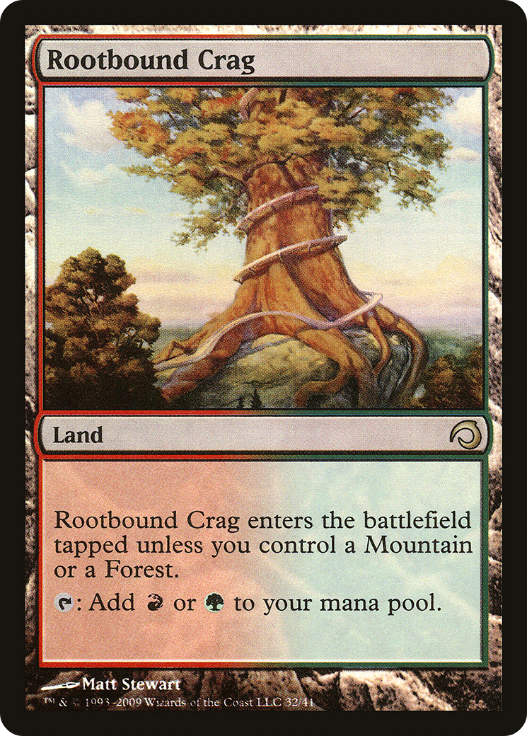 Rootbound Crag (PDS-032) - Premium Deck Series: Slivers Foil