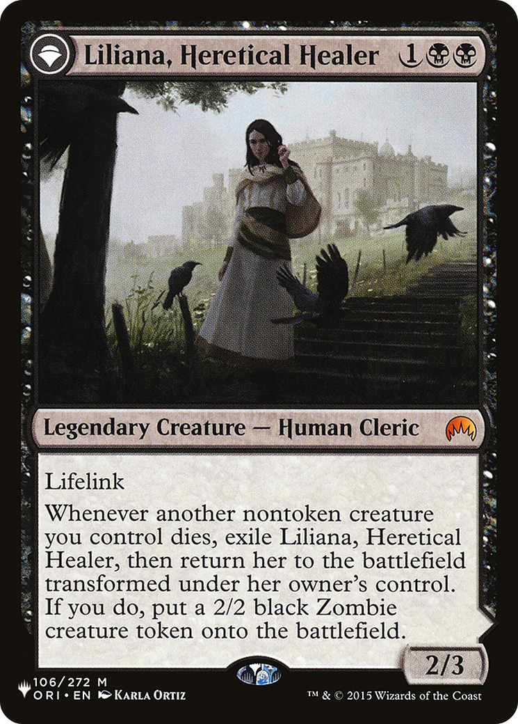 Liliana, Heretical Healer (LIST-ORI-106) - The List: (originpwdfc)