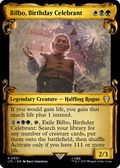 Bilbo, Birthday Celebrant (Showcase Scrolls) (LTC-451) - Tales of Middle-earth Commander: (Showcase)