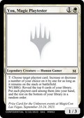 You, Magic Playtester (UNK-MW02) - Unknown Event