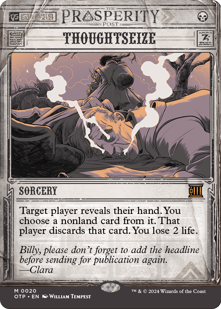 Thoughtseize (OTP-020) - Breaking News: (Showcase) (Borderless)