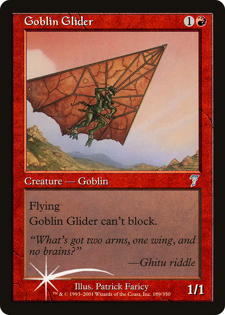 Goblin Glider (7ED-189★) - 7th Edition