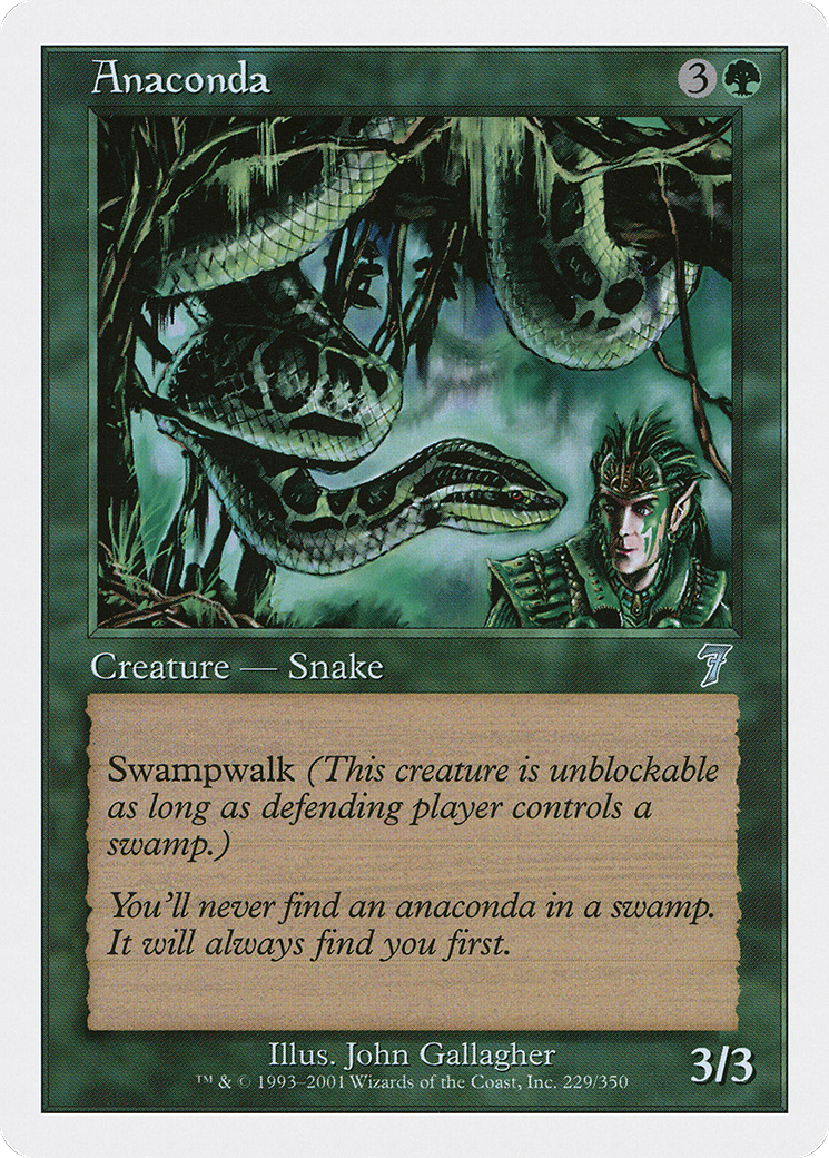Anaconda (7ED-229) - 7th Edition Foil