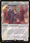 Triumph of Saint Katherine (Surge Foil) (40K-017) - Warhammer 40,000 Commander: (miracle) Foil