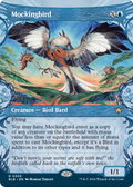 Mockingbird (Showcase) (BLB-305) - Bloomburrow: (Showcase) (Borderless) Foil