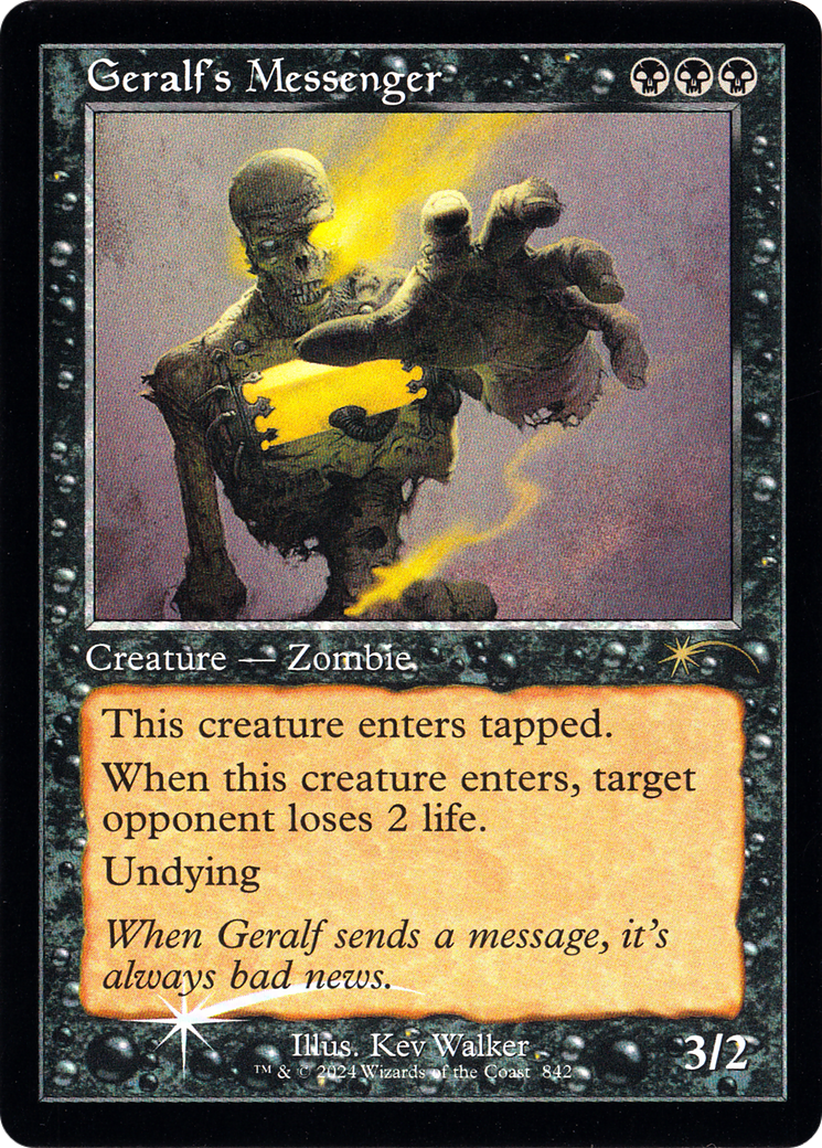 Geralf's Messenger (842) (Retro Frame) (SLD-842) - Secret Lair Drop Foil