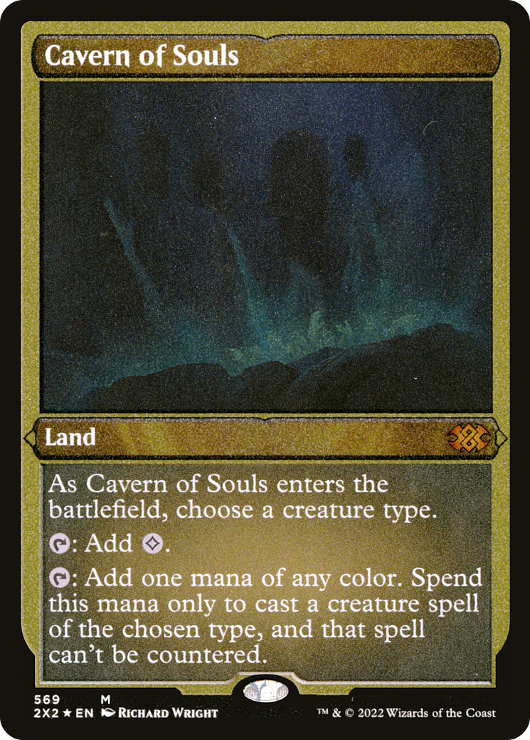 Cavern of Souls (Foil Etched) (2X2-569) - Double Masters 2022 Foil