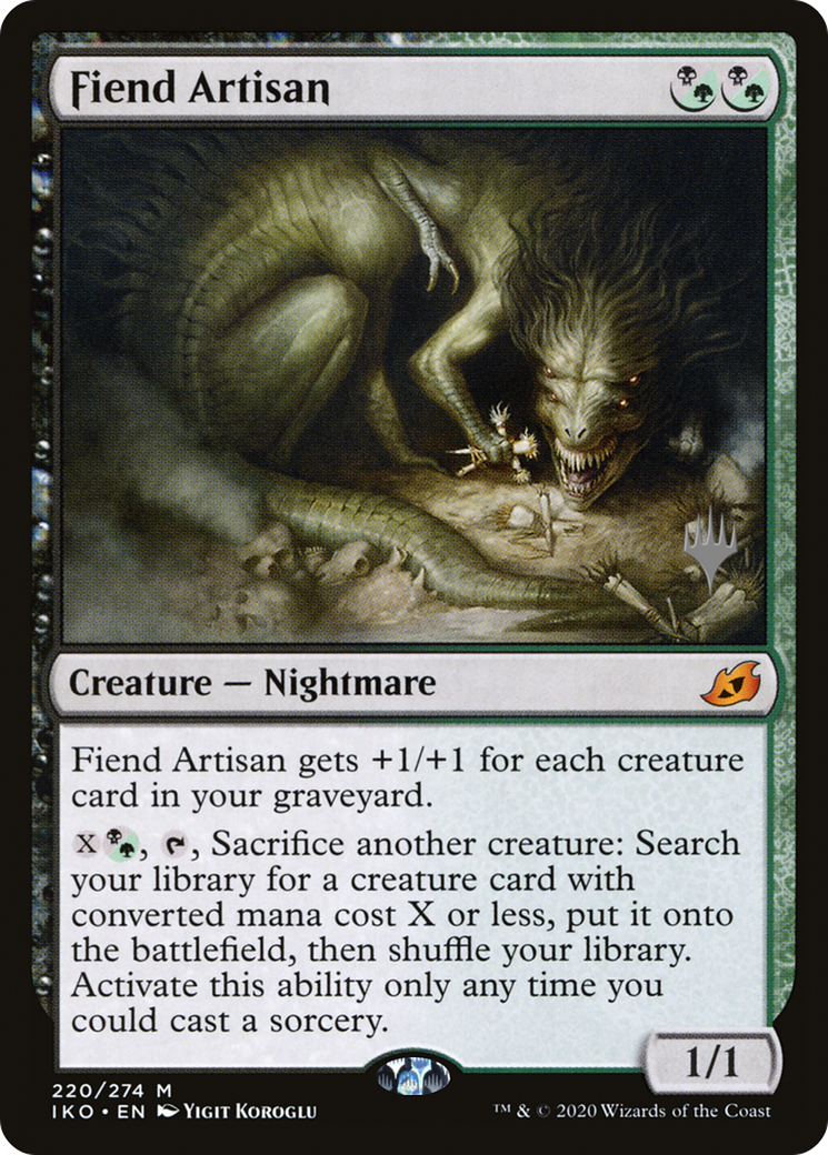 Fiend Artisan (PPIKO-220) - Ikoria: Lair of Behemoths Promos Foil